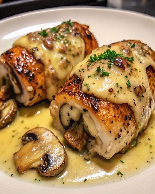 School Life Valerie Bertinelli Cooking Cheesy Garlic Butter Mushroom Stuffed Chicken that’s sure to impress Facebook